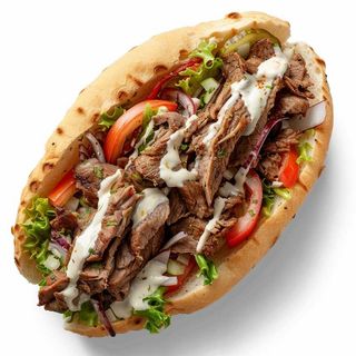 By döner kebab bułka  klasyka wołowina 