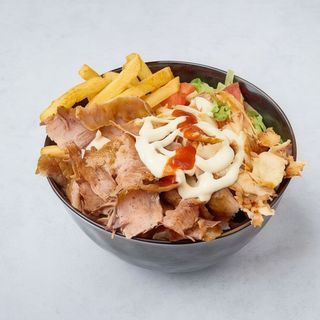 By döner kebab box  gemüse wołowina 