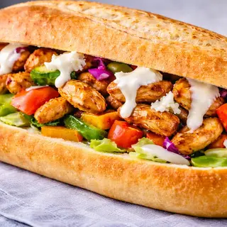 Kebab Gemüse w Bułce