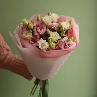 Różowa eustoma – 5 gałązek