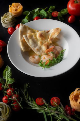 Krewetki w sosie Burro e Vino 6 szt.