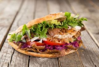 Kebab Amerykanski Duzy (bułka)