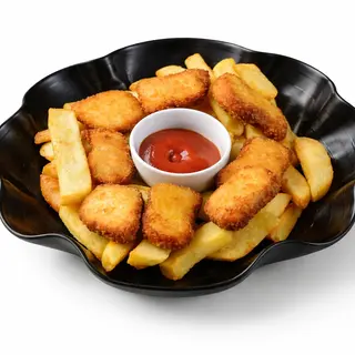 Nuggetsy z frytkami