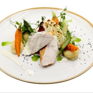 Pierś z kurczaka w sosie gorgonzola