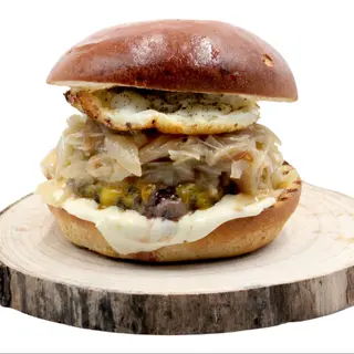 Egg & Onion burger