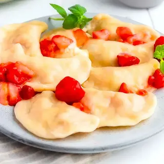 Pierogi truskawkowe 