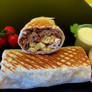 Tortilla z frytkami mega