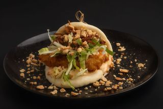 BUŁECZKA BAO Z KREWETKAMI