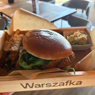 Chicken burger zestaw