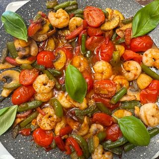 Shrimps Stew with Vegetable