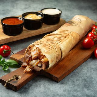 Rollo kebab bez surówek Średni
