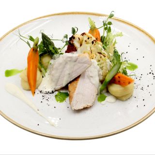 Pierś z kurczaka w sosie gorgonzola