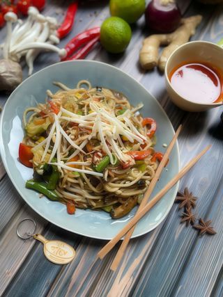 Makaron Chiński z warzywami