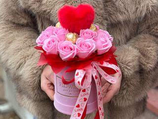 Flowerbox z mydlanej róży