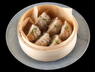 114. Pierożki dim sum z krewetkami 6 szt.