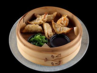 16. Smażone pierożki gyoza z kaczką (6 szt.)