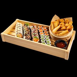 39. Zestaw Sushi & Crunch 34 szt + 16 szt spring rolls