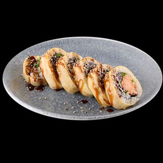 89. Uramaki Pieczony łosoś teriyaki