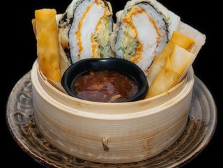 50. Kids Sushi Burger + 4 szt. spring Rolls oferta dla dzieci