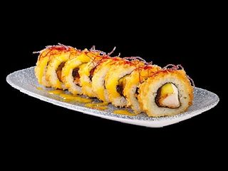 14. PREMIUM Chrupiące uramaki z kurczakiem i mango