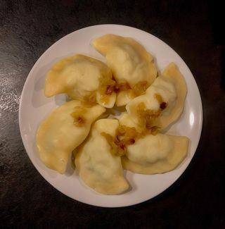 Pierogi z mięsem drobiowym, 5 szt