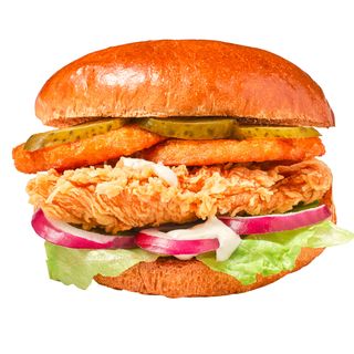 Burger Zbója z plackiem ziemniaczanym