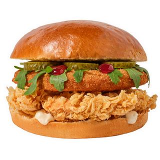 Burger Szefa z panierowanym serem