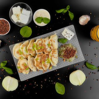 Z kaszą gryczaną i serem 