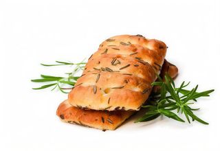 Focaccia - rozmaryn, sól morska, ser grana padano 
