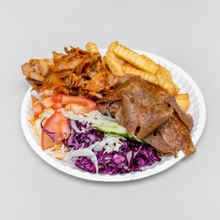 Zestaw obiadowy fryty duży