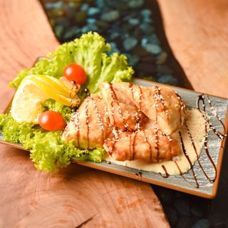 Sandacz w sosie śmietanowym