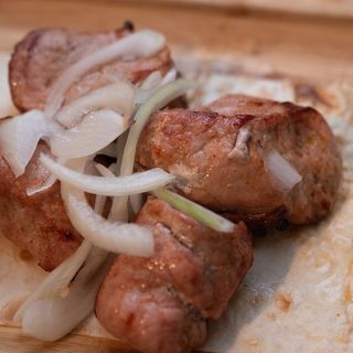 Szaszłyk z karkówki wieprzowej