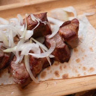 Szaszłyk z polędwicki wieprzowej