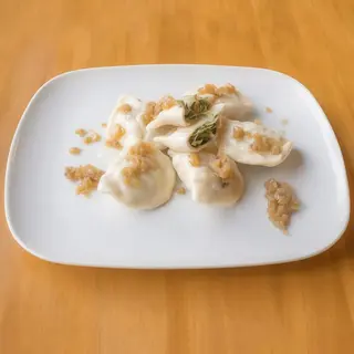 Pierogi ze szpinakiem i fetą