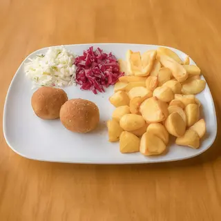 Zestaw z kotletem selerowym 2szt