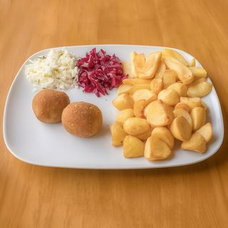 Zestaw z kotletem selerowym 2szt