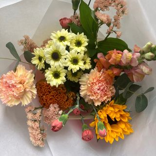 Bukiet pomarańczowy mały