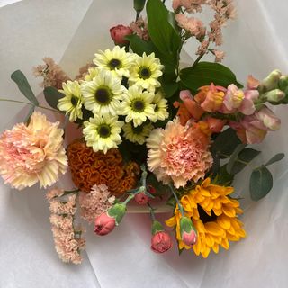 Bukiet pomarańczowy średni