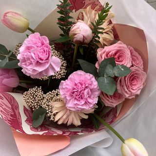 Bukiet różowy średni