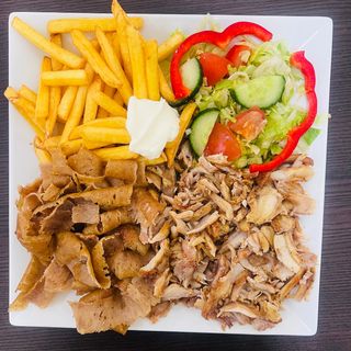 Talerz kebab mięso mieszane (małe)