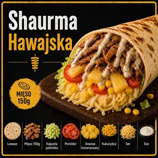 Shaurma Hawajska 400g