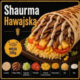 Shaurma Hawajska Powiększona 500g