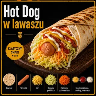 Hot-Dog w lawaszu