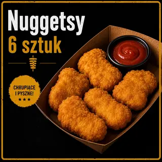 Naggetsy z kurczaka 6szt