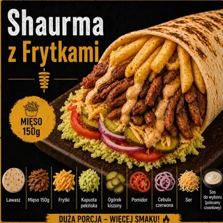 Shaurma z Frytkami 500g