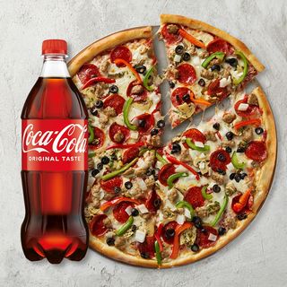 Supremo XL 43cm z coca colą 0,85L