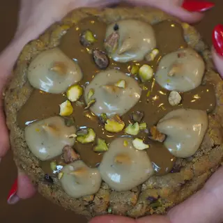Crumble cookie pistacja