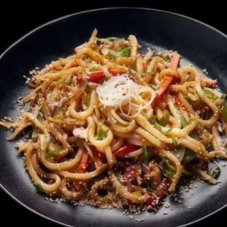 Makaron Udon z warzywami