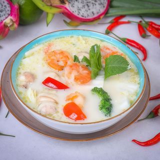 Tom Kha z krewetkami