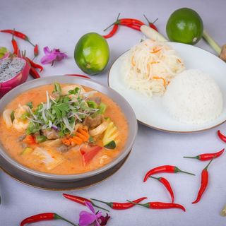 Krewetki w sosie curry